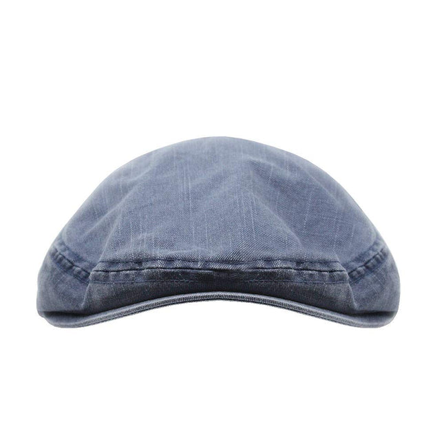 Washed Cotton Slub Twill Mesh Ivy Newsboy Cap