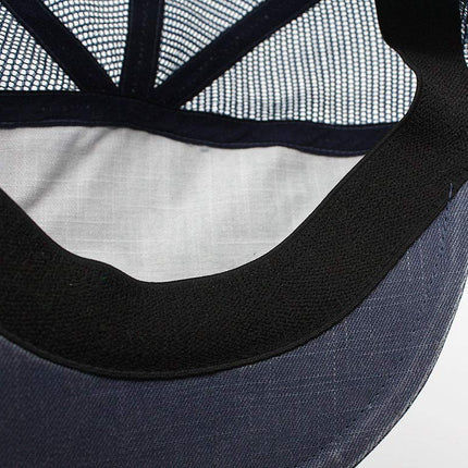 Washed Cotton Slub Twill Mesh Ivy Newsboy Cap