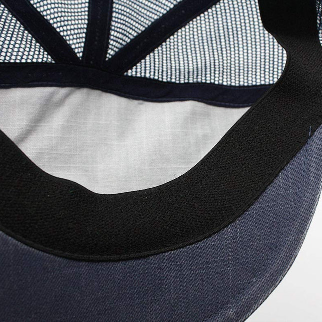 Washed Cotton Slub Twill Mesh Ivy Newsboy Cap