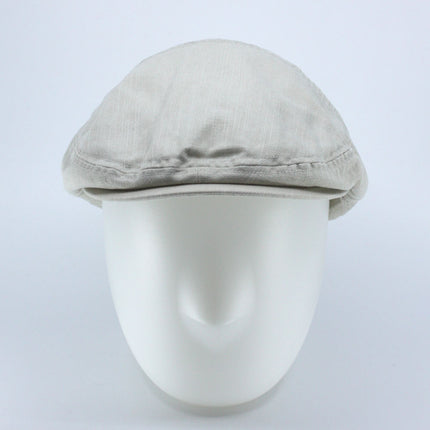 Washed Cotton Slub Twill Mesh Ivy Newsboy Cap