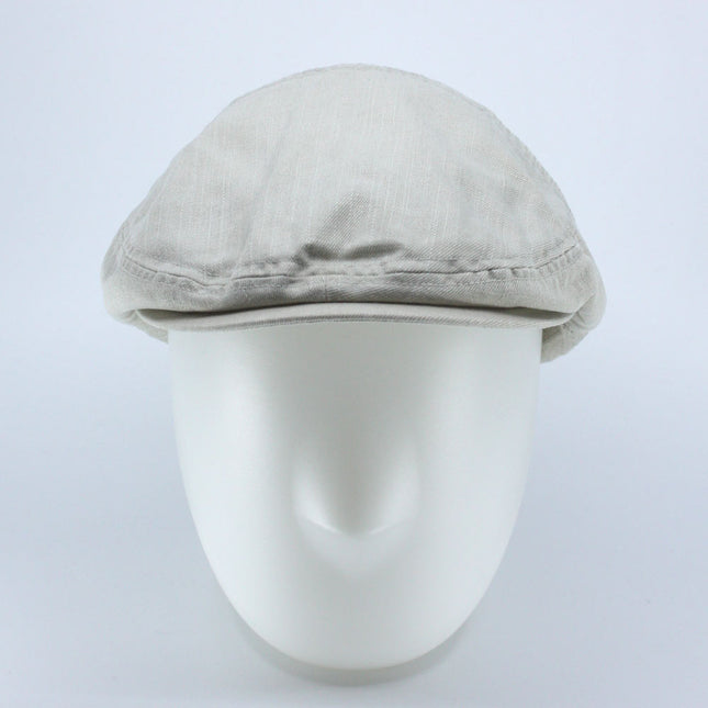 Washed Cotton Slub Twill Mesh Ivy Newsboy Cap