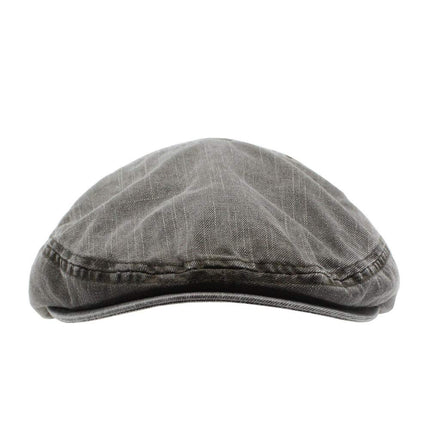 Washed Cotton Slub Twill Mesh Ivy Newsboy Cap