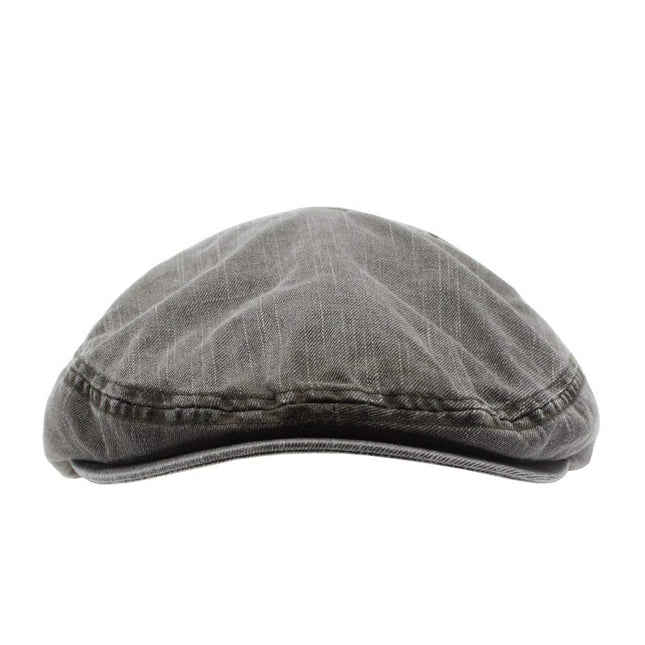 Washed Cotton Slub Twill Mesh Ivy Newsboy Cap