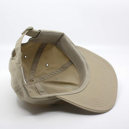 Brushed Cotton Blend Unstructured Soft Crown, Visor Low Fitting Dad Hat Baseball Cap