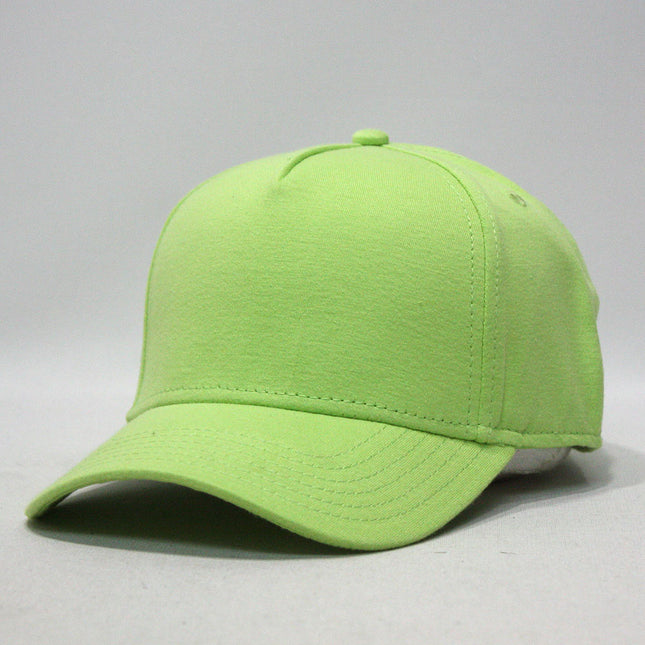 Jersey Knit Five Panel Cotton Adjustable Baseball Cap