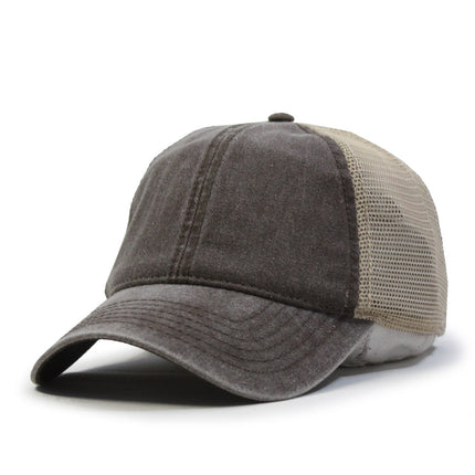 Vintage Washed Cotton Soft Mesh Adjustable Dad Hat Baseball Cap
