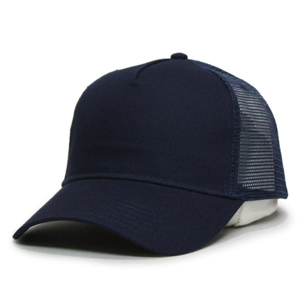 Plain Cotton Twill Mesh Adjustable Snapback Low Profile Baseball Cap