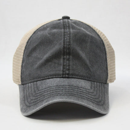 Vintage Washed Cotton Soft Mesh Adjustable Dad Hat Baseball Cap