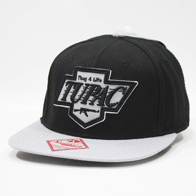 Tupac Kings Adjustable Snapback Baseball Cap Black