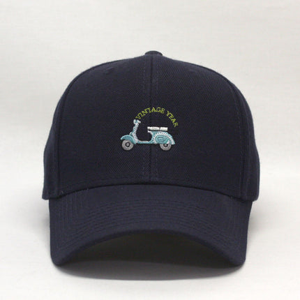 Scooter Embroidered Premium Plain Wool Blend Adjustable Snapback Hats Baseball Caps