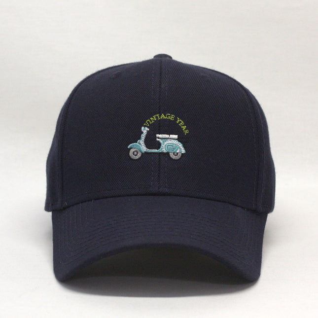 Scooter Embroidered Premium Plain Wool Blend Adjustable Snapback Hats Baseball Caps