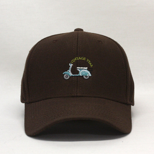Scooter Embroidered Premium Plain Wool Blend Adjustable Snapback Hats Baseball Caps
