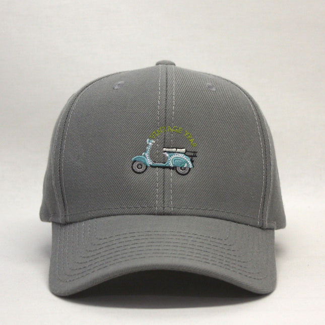 Scooter Embroidered Premium Plain Wool Blend Adjustable Snapback Hats Baseball Caps