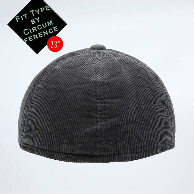 Solid Men's Corduroy Warmer Flap Winter Baseball Cap