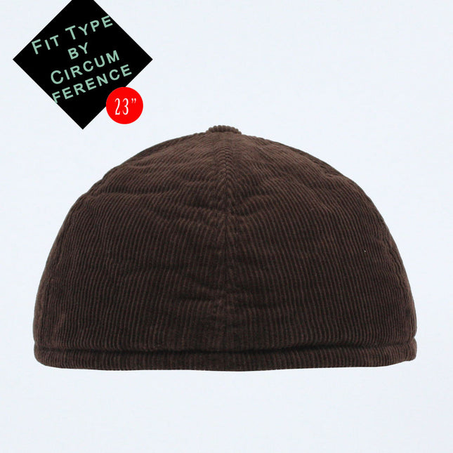 Solid Men's Corduroy Warmer Flap Winter Baseball Cap