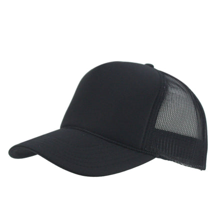 High Crown Sold Triocolor Neon Form Adjustable Mesh Trucker Baseball Cap
