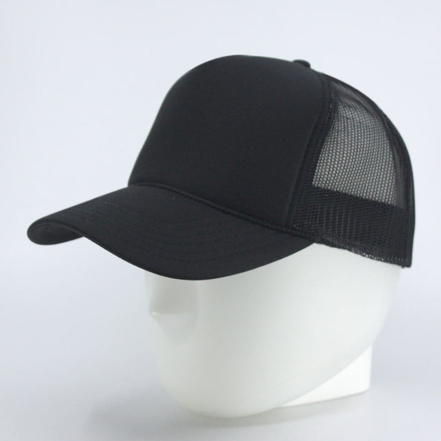 High Crown Sold Triocolor Neon Form Adjustable Mesh Trucker Baseball Cap