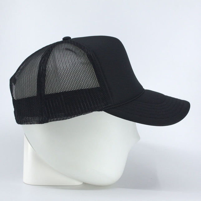 High Crown Sold Triocolor Neon Form Adjustable Mesh Trucker Baseball Cap