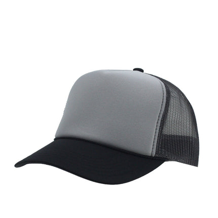 High Crown Sold Triocolor Neon Form Adjustable Mesh Trucker Baseball Cap
