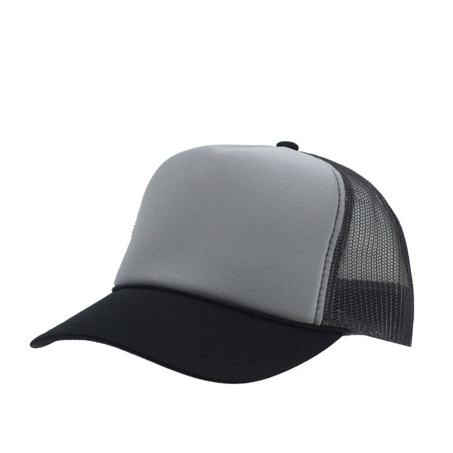 High Crown Sold Triocolor Neon Form Adjustable Mesh Trucker Baseball Cap
