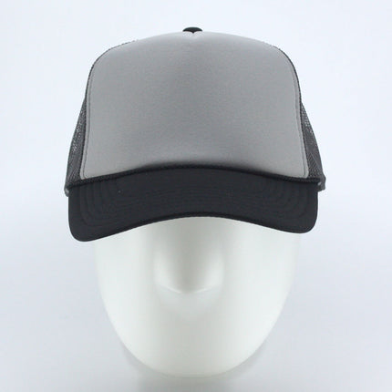 High Crown Sold Triocolor Neon Form Adjustable Mesh Trucker Baseball Cap
