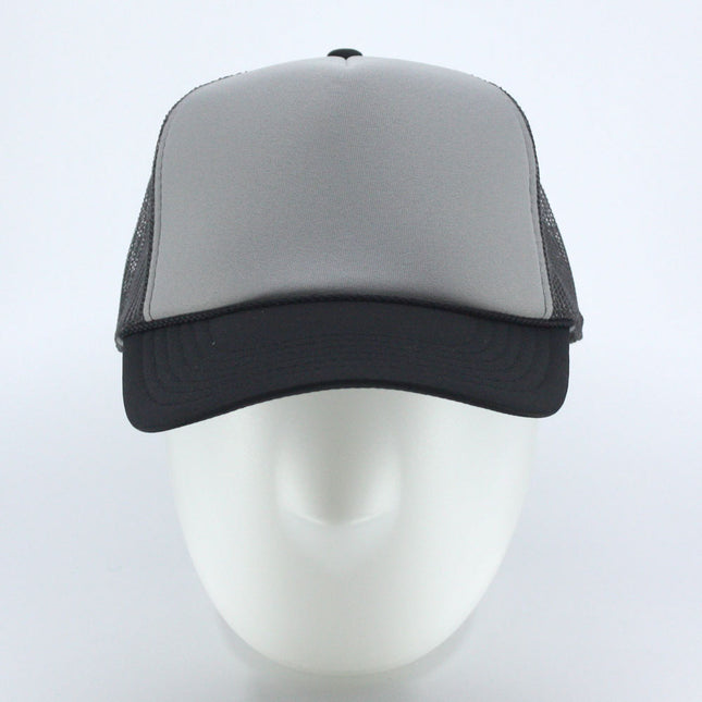 High Crown Sold Triocolor Neon Form Adjustable Mesh Trucker Baseball Cap