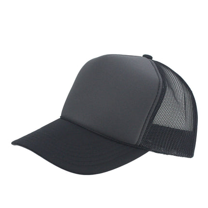 High Crown Sold Triocolor Neon Form Adjustable Mesh Trucker Baseball Cap