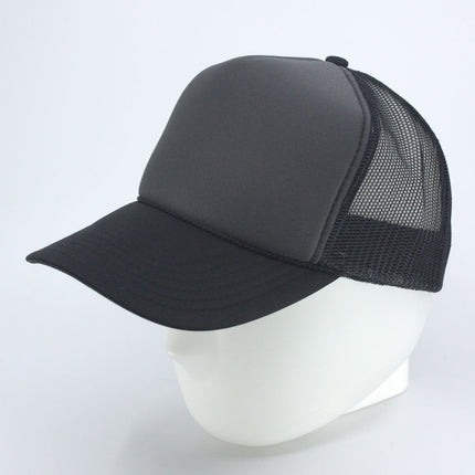 High Crown Sold Triocolor Neon Form Adjustable Mesh Trucker Baseball Cap