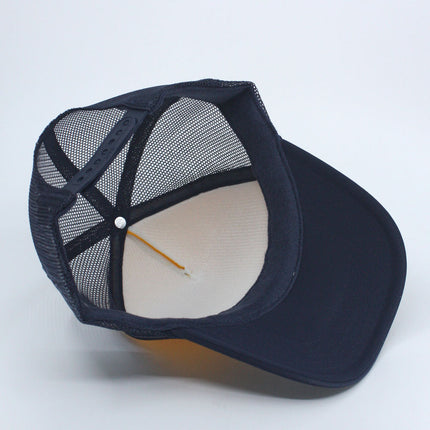 High Crown Sold Triocolor Neon Form Adjustable Mesh Trucker Baseball Cap