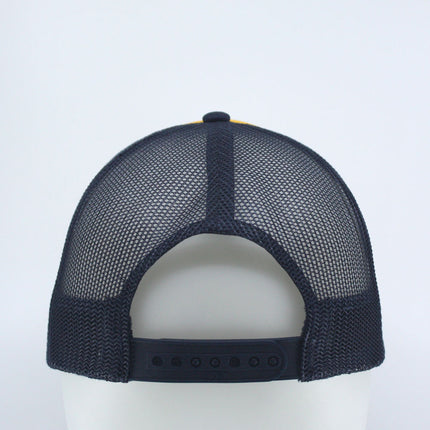 High Crown Sold Triocolor Neon Form Adjustable Mesh Trucker Baseball Cap