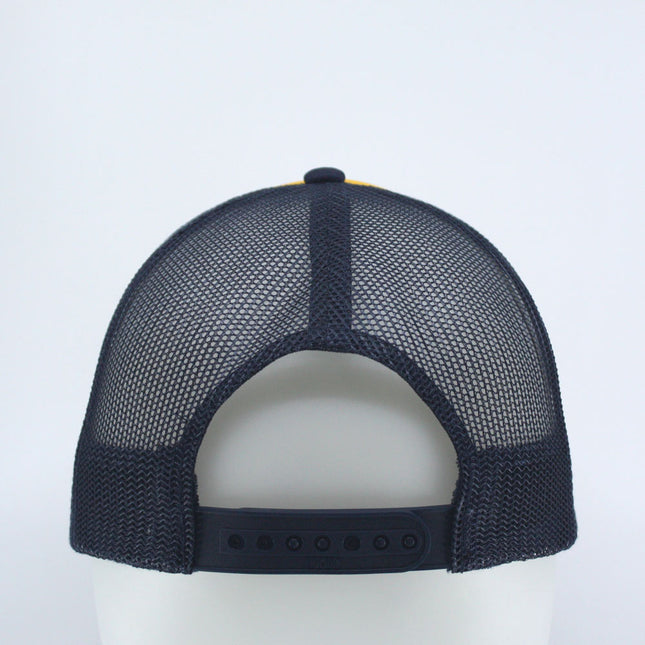 High Crown Sold Triocolor Neon Form Adjustable Mesh Trucker Baseball Cap