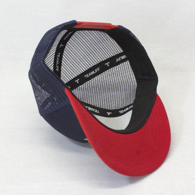 Kids Star Boys Girls Flat Bill Mesh Back Snapback Baseball Cap
