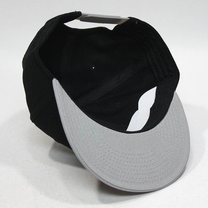 Premium Plain Cotton Twill Adjustable Flat Bill Snapback Hats Baseball Caps