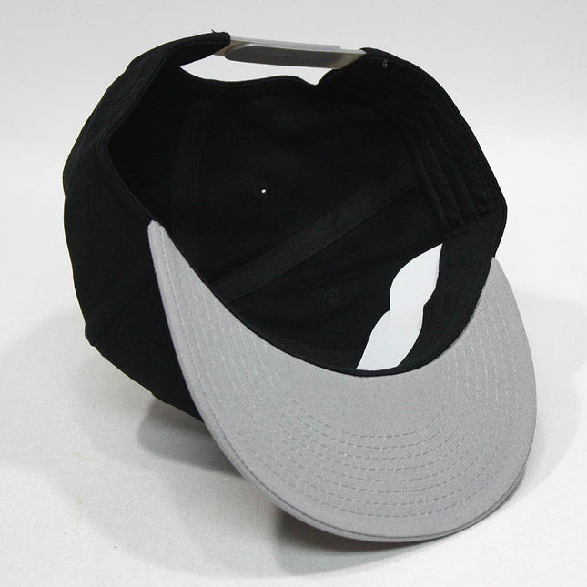 Premium Plain Cotton Twill Adjustable Flat Bill Snapback Hats Baseball Caps