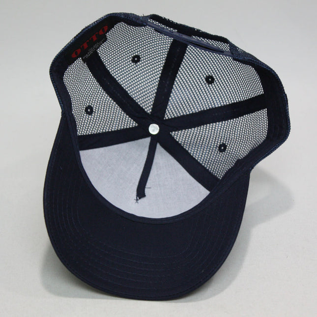 Plain Cotton Twill Mesh Adjustable Snapback Low Profile Baseball Cap