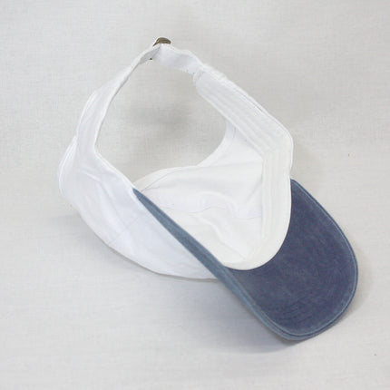Ponytail Open Back Washed Cotton Adjustable Baseball Pickleball Sports Cap