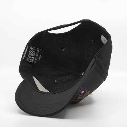 KISS Unisex Cotton Adjustable Baseball Cap Logo Faces & Icons Black