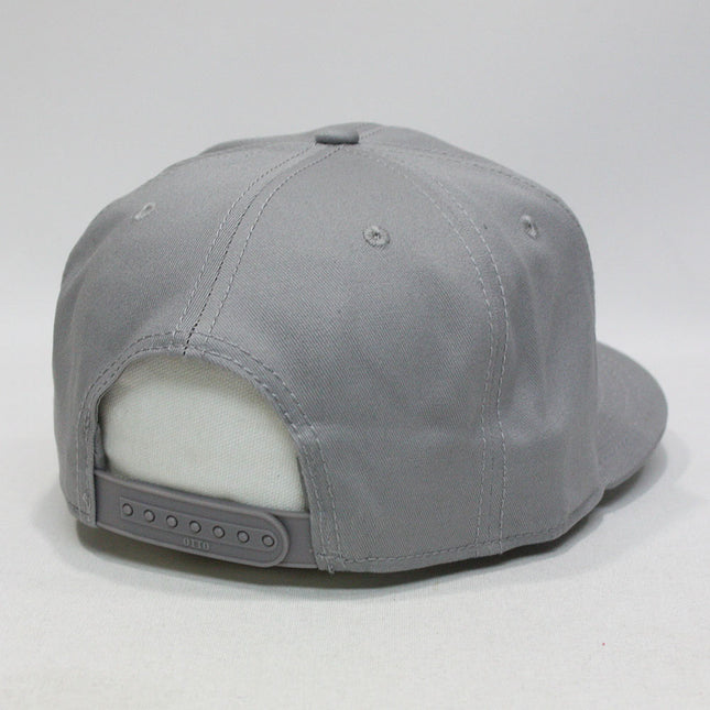 Premium Plain Cotton Twill Adjustable Flat Bill Snapback Hats Baseball Caps