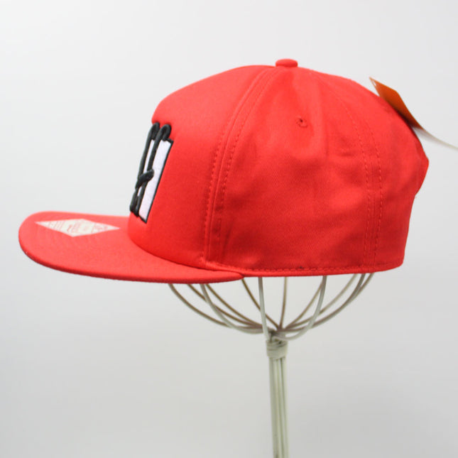 Simpsons Duff Beer Flat Brim Adjustable Snapback Baseball Cap Red