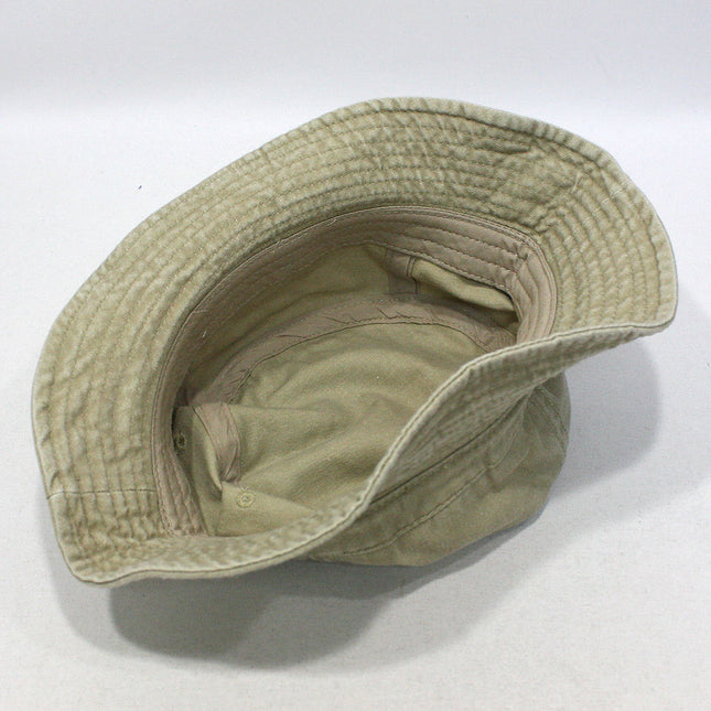 Washed Pigment Dyed Cotton Twill Bucket Hats