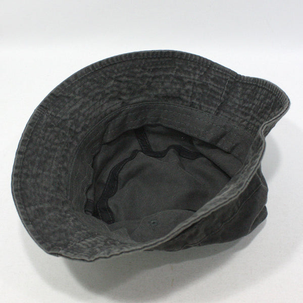Ashen Fane Washed Cotton Twill Hat - Low Profile, Adjustable Brass Buckle, Black