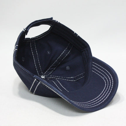 Classic Blank Heavy Stitch Cotton Dad Hat Baseball Cap