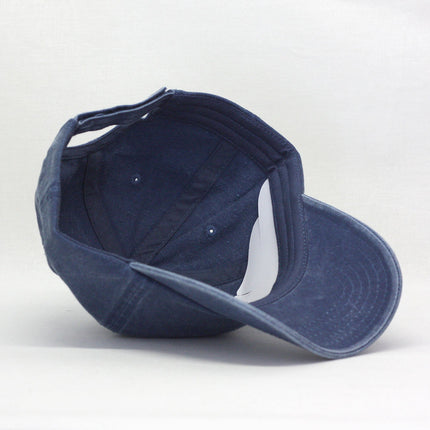 Plain Washed Cotton Twill Dad Hat Adjustable Baseball Cap