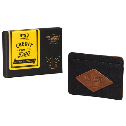 Gentlemen's Hardware Leather Super Slim Sleek Card Case Wallet