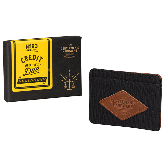 Gentlemen's Hardware Leather Super Slim Sleek Card Case Wallet