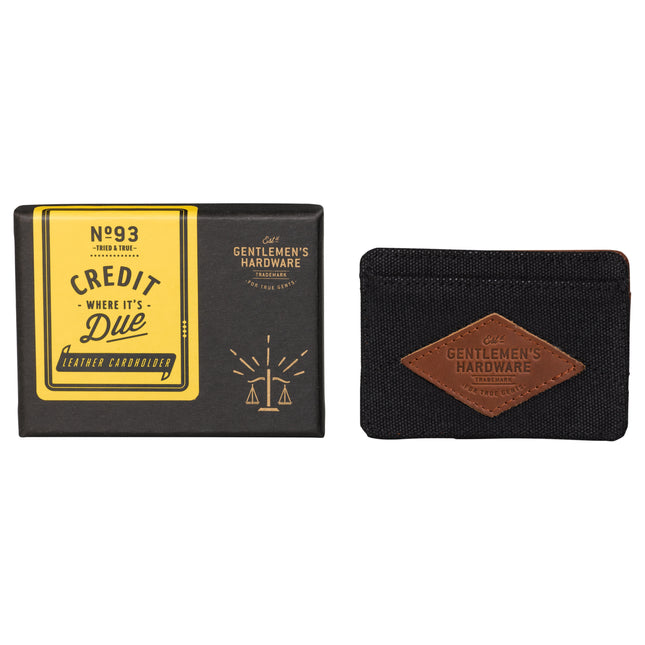 Gentlemen's Hardware Leather Super Slim Sleek Card Case Wallet