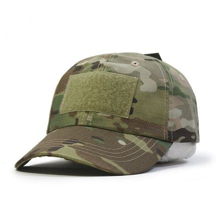 Multi Camouflage Tactical Loop Patch Operator Military Cotton Baseball Cap