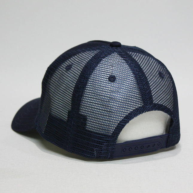 Plain Cotton Twill Mesh Adjustable Snapback Low Profile Baseball Cap