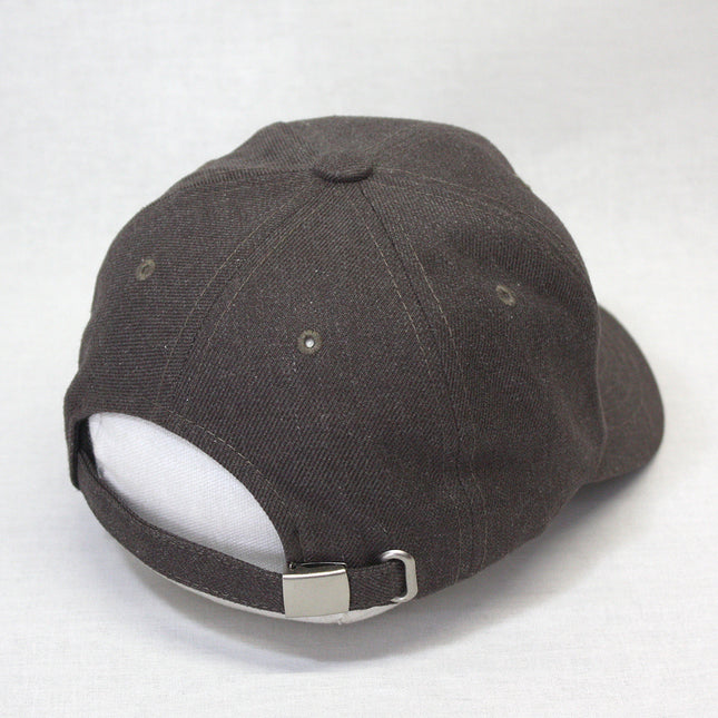 Kids Lion Embroidered Baseball Cap – Brown– Adjustable Youth Cotton Hat