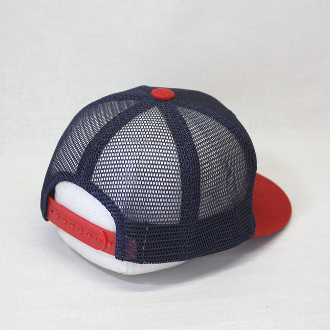 Kids Star Boys Girls Flat Bill Mesh Back Snapback Baseball Cap